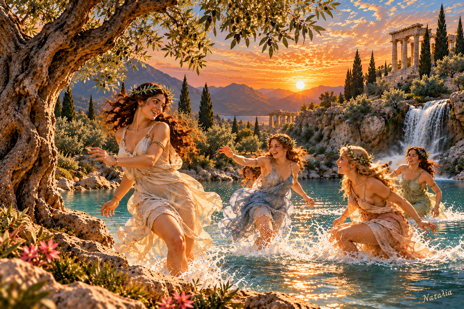 The Nymphs — Art Print · Ancient Greece
