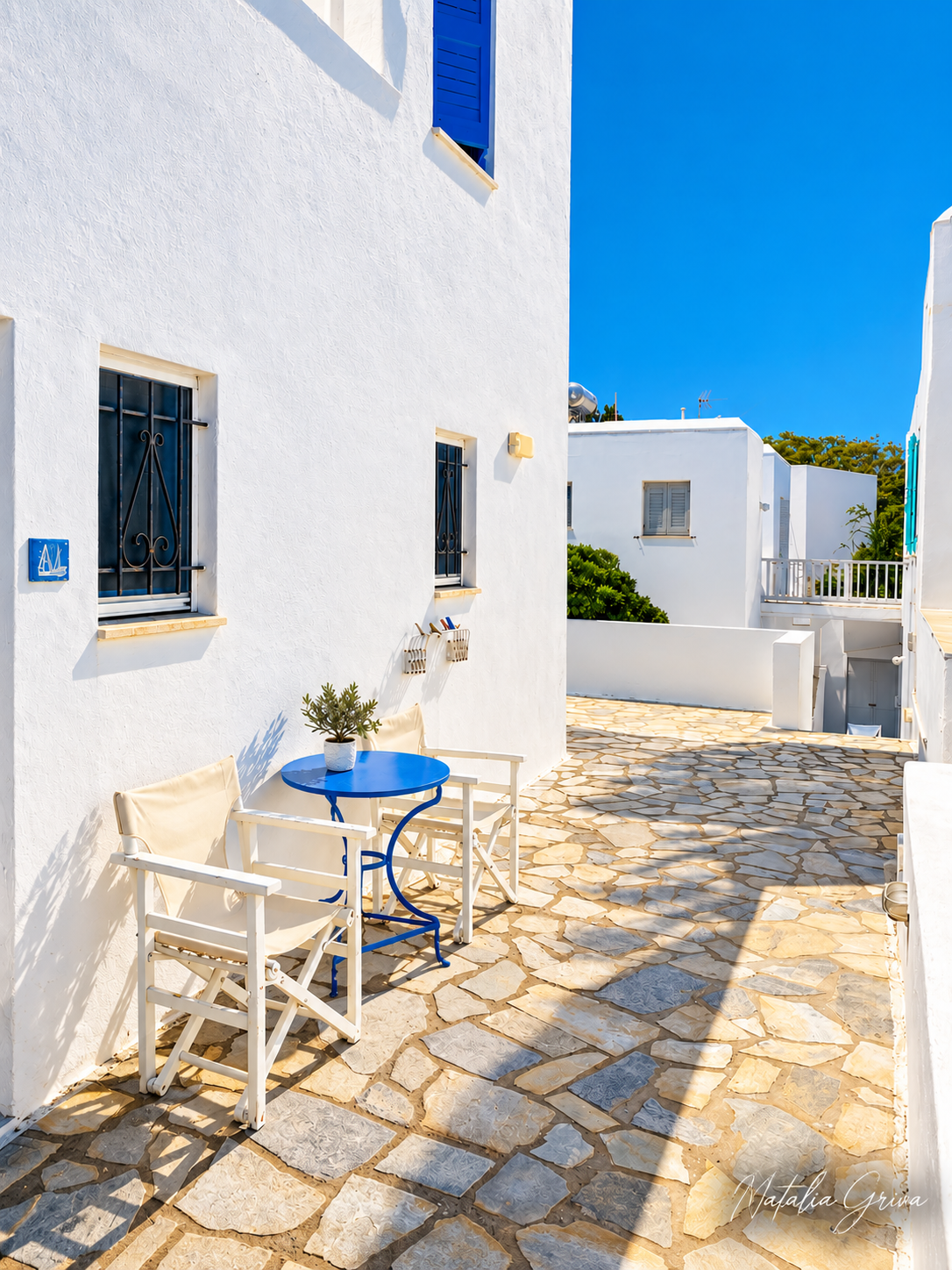 Paros - Blue and White — Art Print · Greek Summer