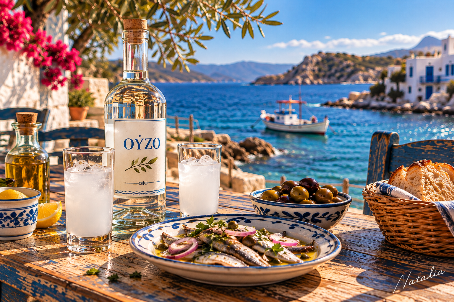 A taste of Greece — Art Print · Food & Drinks