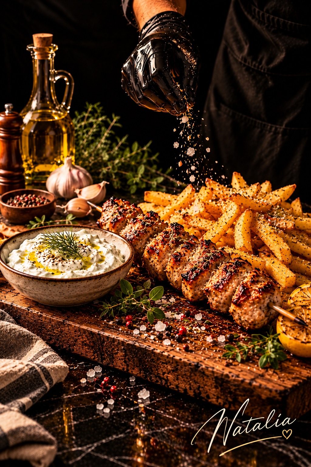 Souvlaki — Art Print · Food & Drinks