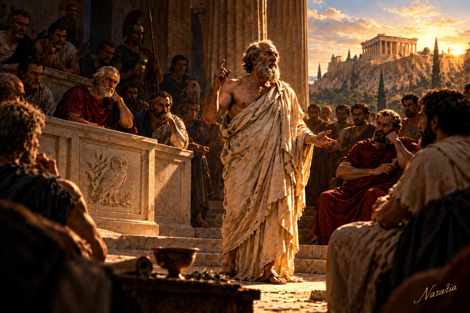 SOCRATES — THE UNEXAMINED LIFE — Art Print · Philosophy