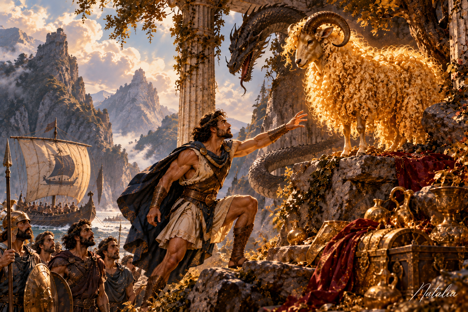 Jason and the Golden Fleece — Art Print · Ancient Greece