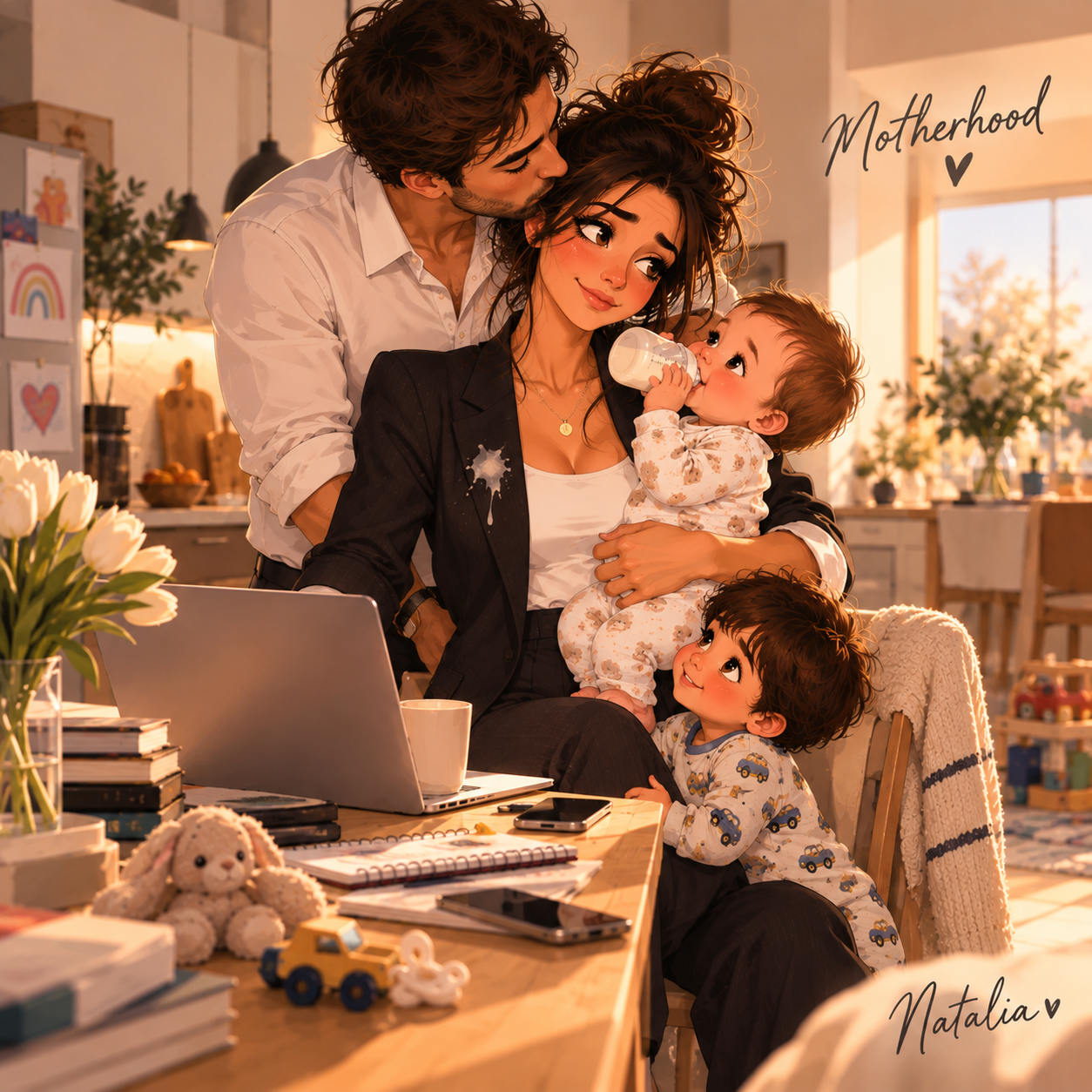 Family — Art Print · Motherhood