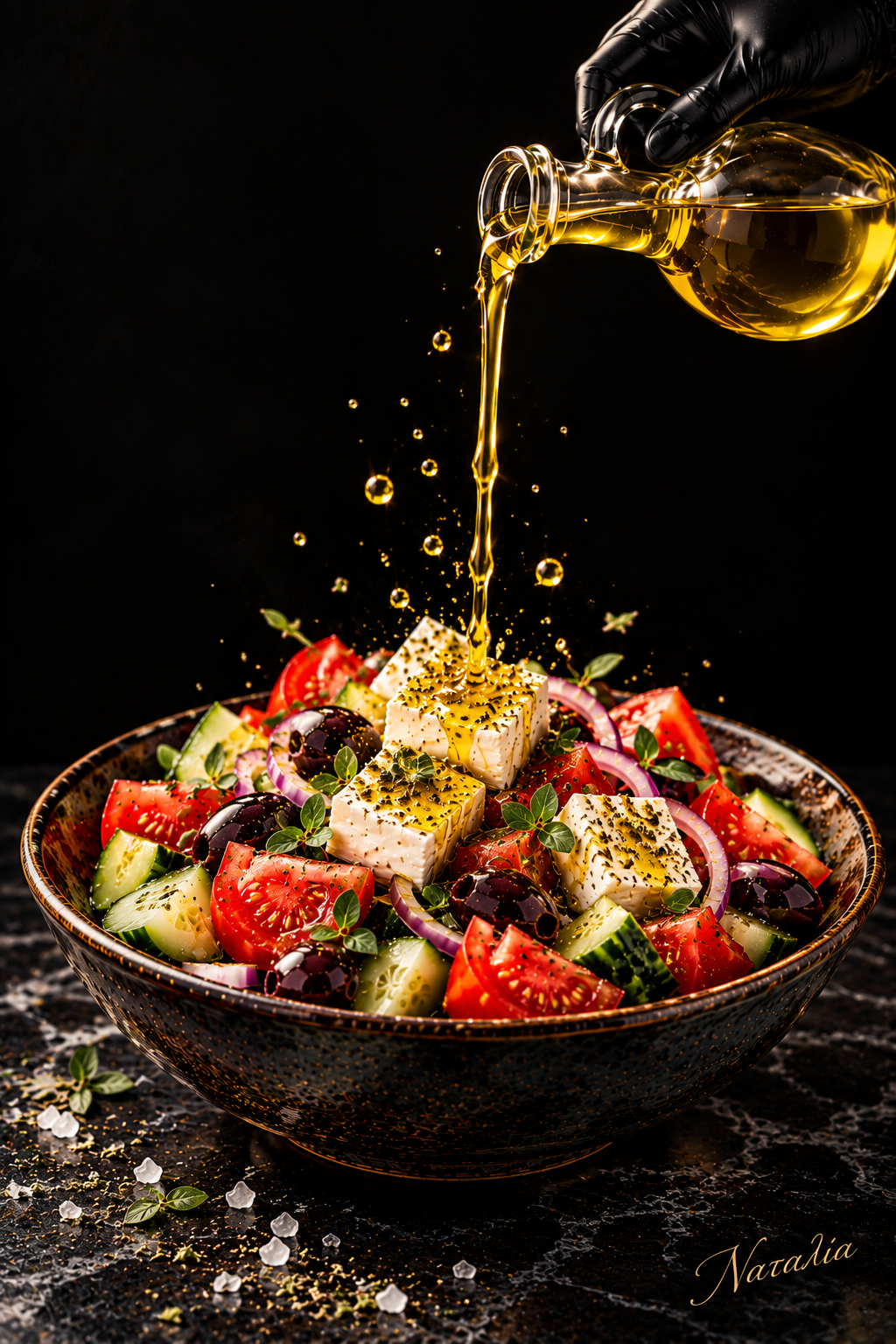 Greek Salad — Art Print · Food & Drinks