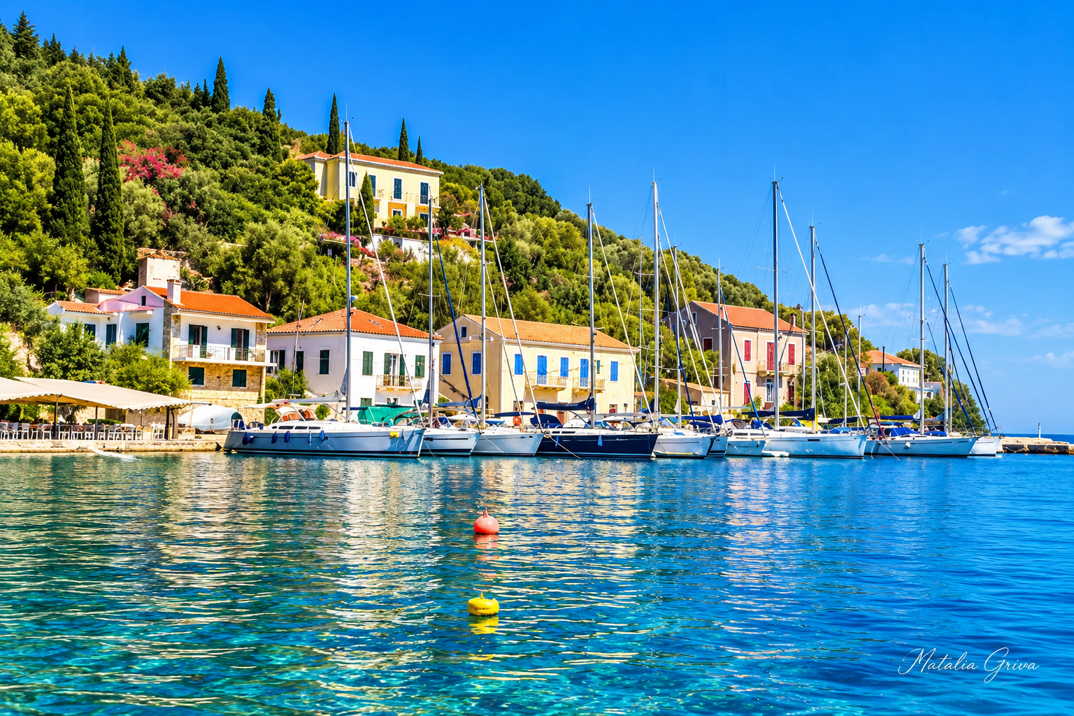 Ithaca - Kioni — Art Print · Greek Summer